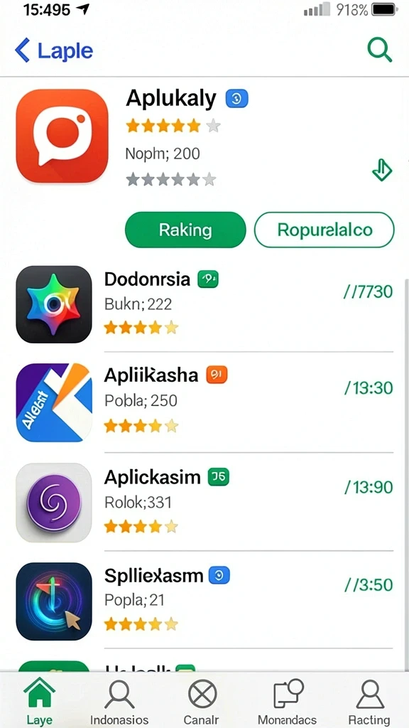 idebet - Tampilan antarmuka yang menarik dan mudah dinavigasi.