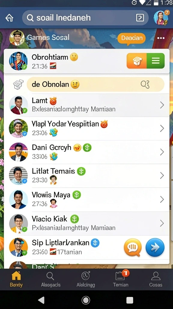 idrgame - Tampilan antarmuka yang menarik dan mudah digunakan.